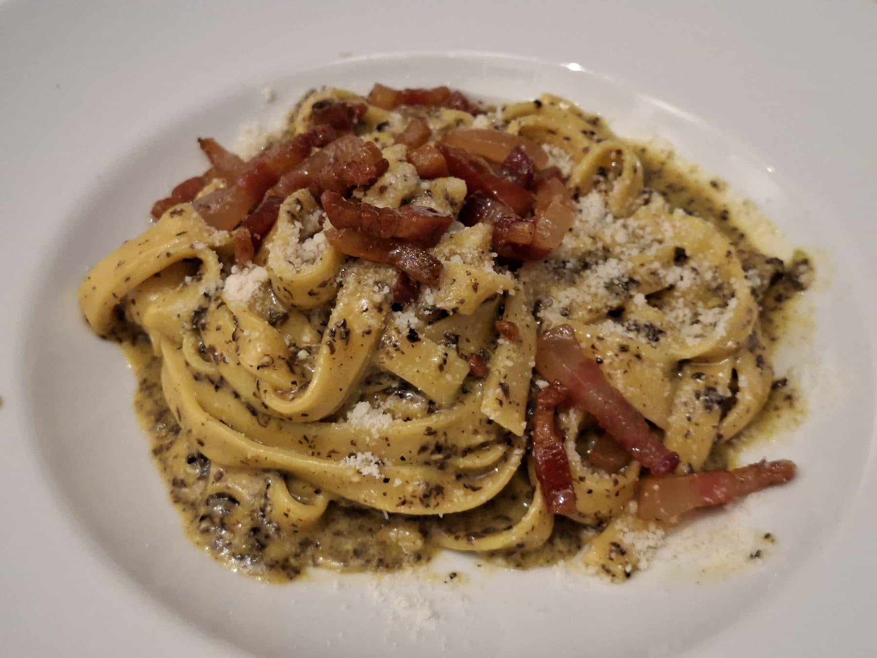 Carbonara mit Trüffel